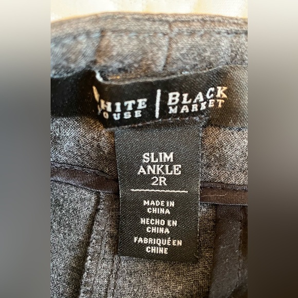 White House Black Market Dark Grey Pants - Picture 11 of 12
